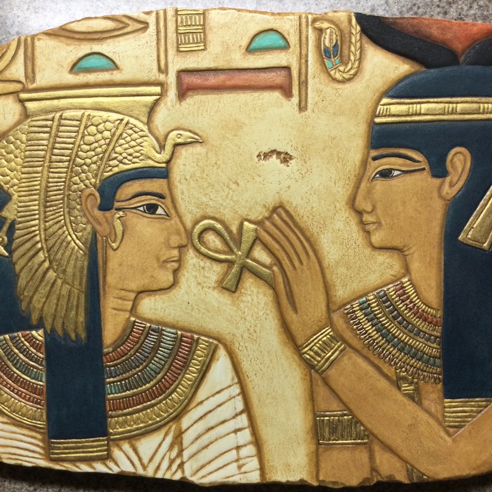 Egyptian Relief Wall Art - The Breath of Life